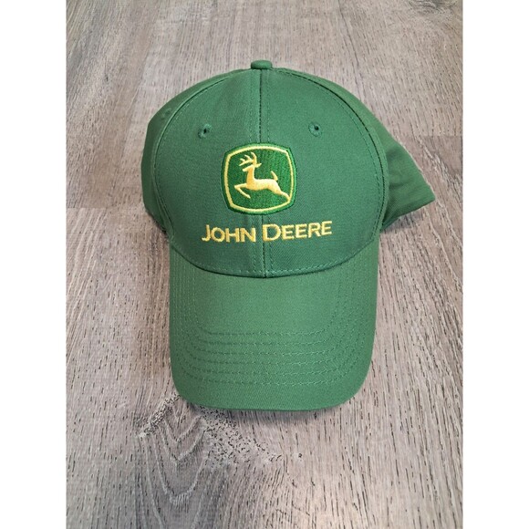NEW Official Licensed John Deere  Hat Adjustable Hat Ball Cap Green Tractor Farm - Picture 1 of 4